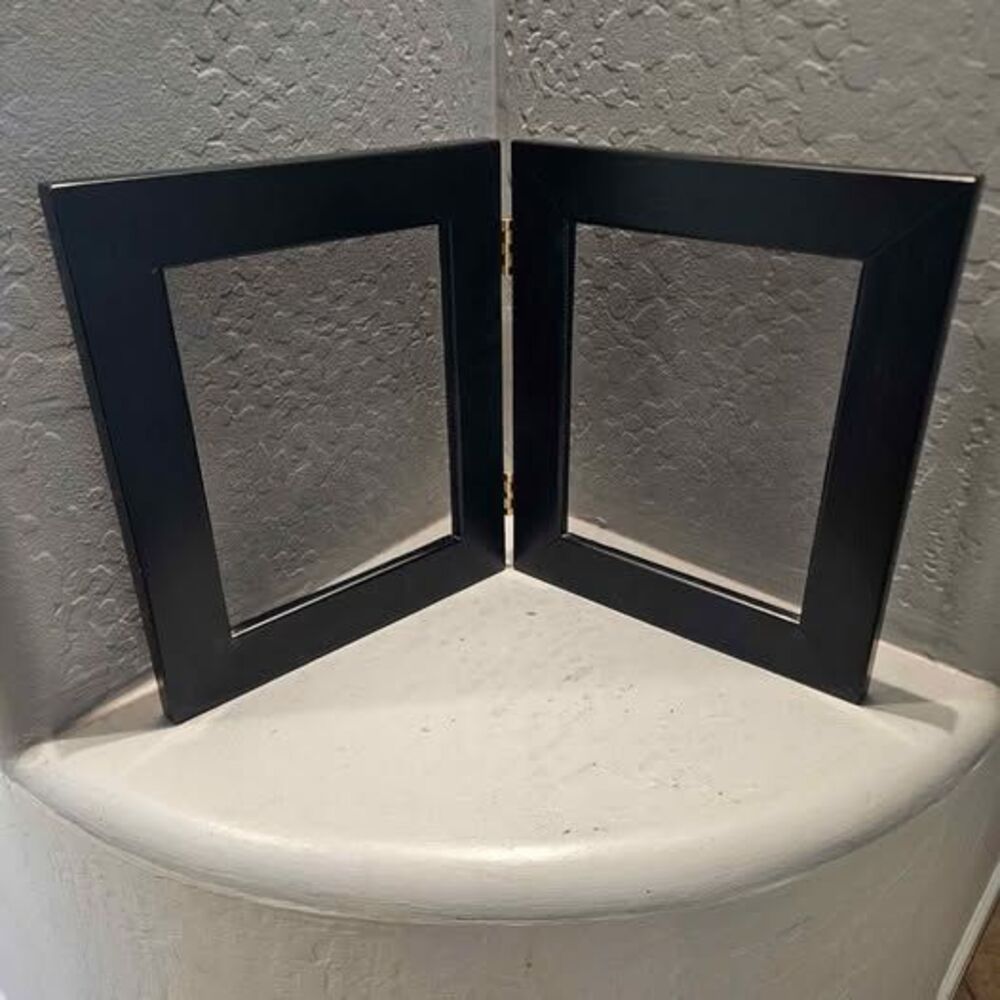 Black Hinged Mesh Earring Organizer or Display